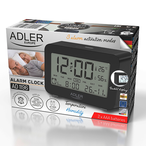 Bateriový budík Adler AD 1196